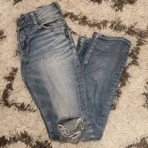Silver suki mid straight jeans